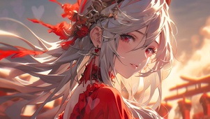 红衣少女
