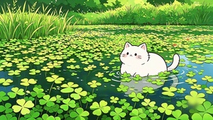 幸运湖小猫