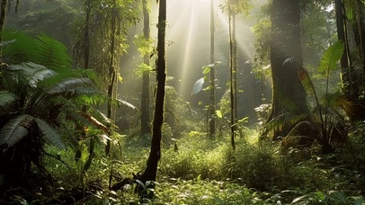 阳光热带雨林