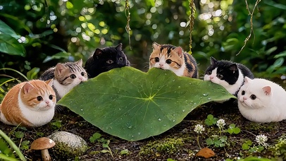 猫猫虫搬叶子