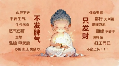 不发脾气只发财