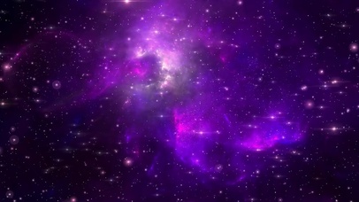 宇宙紫色银河