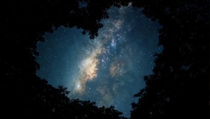 这片爱心星空许愿