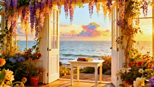 唯美治愈海风4K