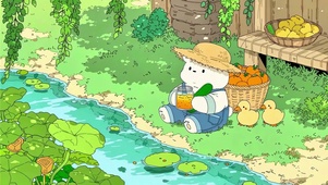 小熊与小黄鸭的田园生活