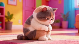 忧郁的猫咪