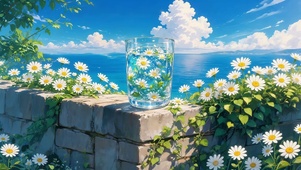 治愈海边邹菊