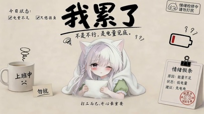 我累了