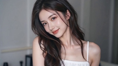 害羞女孩