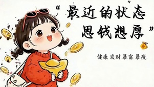 健康发财暴富暴瘦