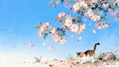 树下猫咪