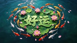 锦鲤迎好运