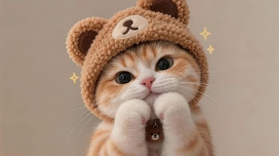 可爱卖萌猫咪