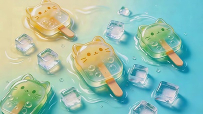 猫咪冰棒