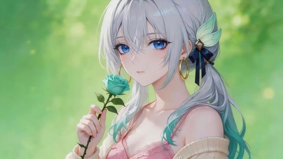 治愈可爱女孩