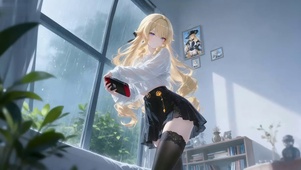 玩游戏的女孩