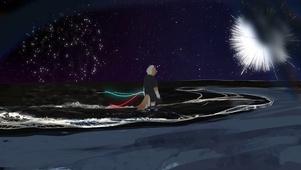 海边夜晚