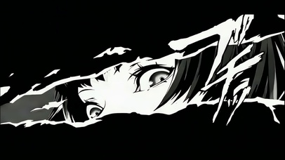 极简黑 酷炫 眼神杀少女
