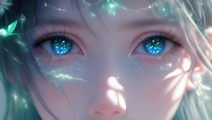 眼睛里有星星免费壁纸