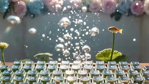 海底键盘带鱼屏