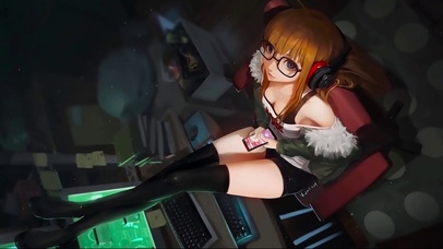 朋克眼镜少女