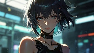 赛博风女孩