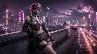酷飒美少女佐娅