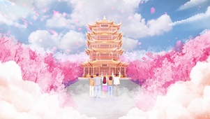 4k唯美黄鹤楼