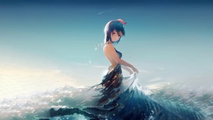 大海 少女