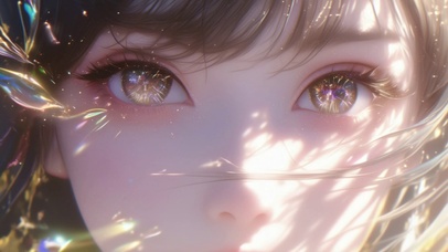 眼睛里有星星无缝循环