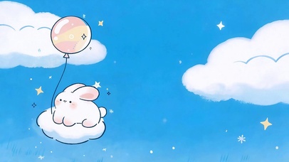 童话云间小兔