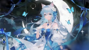 蓝蝶猫耳少女