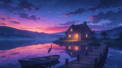晚霞