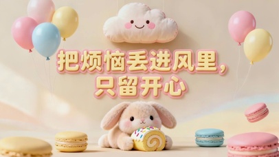 把烦恼丢进风里