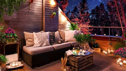 春天小屋流星夜