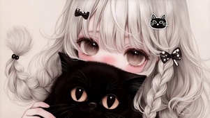 小黑与猫