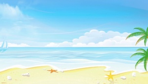 美丽风景4k-唯美沙滩海岛