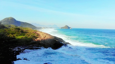 4K唯美海岸海浪
