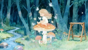 森林蘑菇女孩