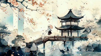 动漫场景AI壁纸