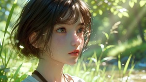 小清新美女