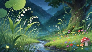 雨涧铃兰