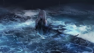 一个猎人走上海岸