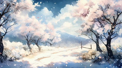 小清新动漫风景