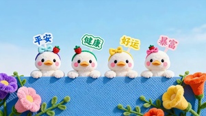 平安健康好运暴富壁纸