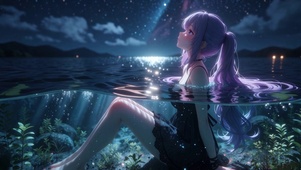 水中女孩