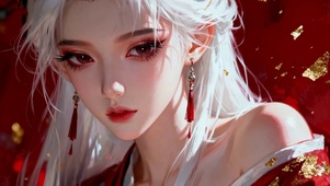 金华雪姬流苏耳畔的华裳绝韵女孩