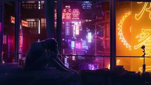 赛博朋克房间