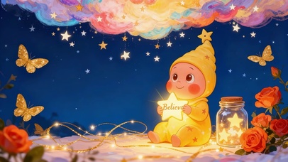 彩云童话梦境星星人