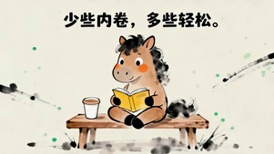 少些内卷 多些轻松